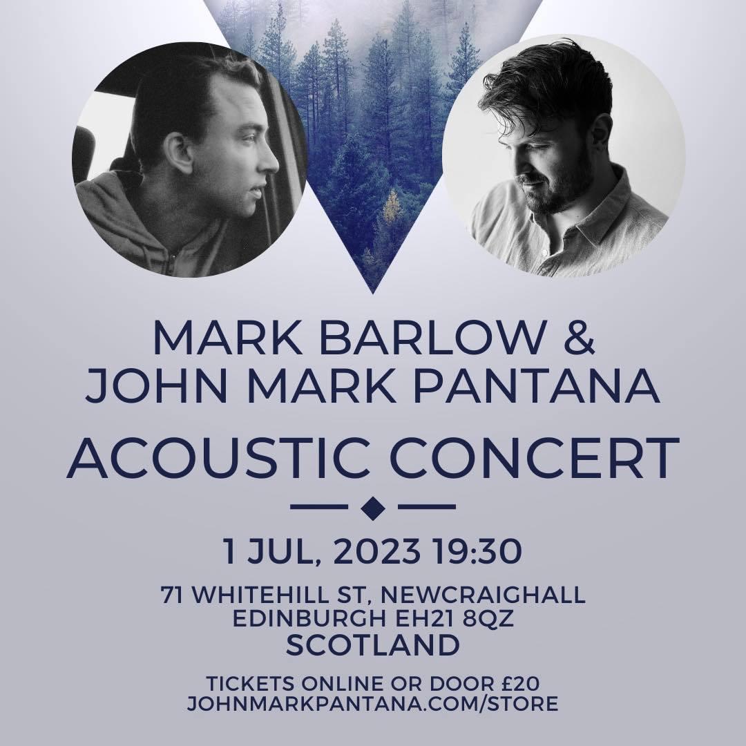Mark Barlow and John Mark Pantana - Acoustic Concert