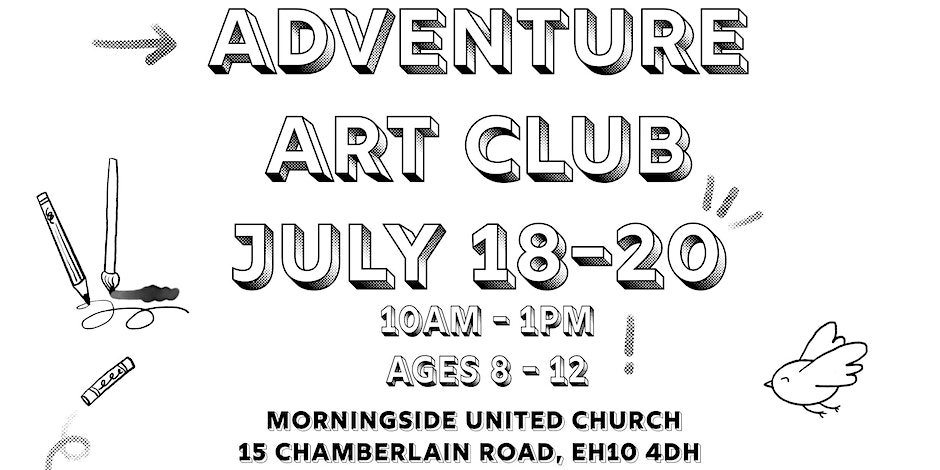 Kids' Summer Adventure Art Club -18th-20th July